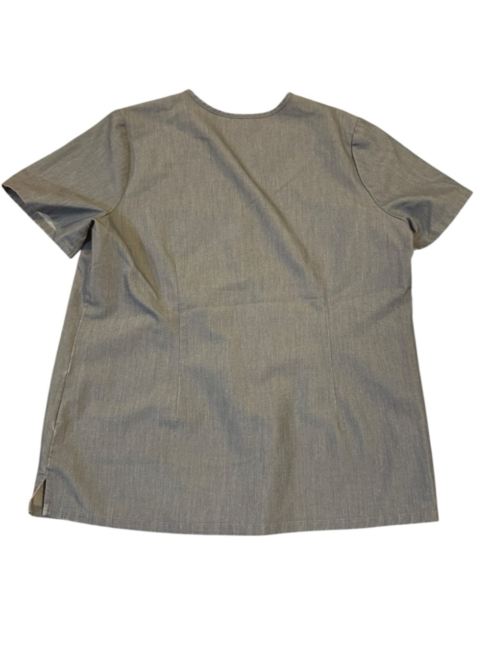 FIGS Men’s Heather Gray V-Neck Scrub Top - Picture 5 of 5